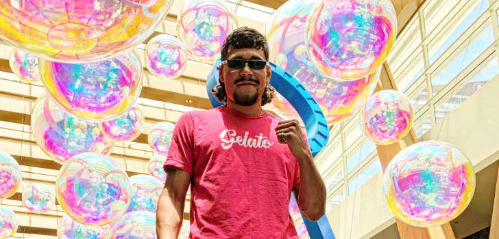 UFC Fighter Gilbert Urbina has teamed up with Gelato.